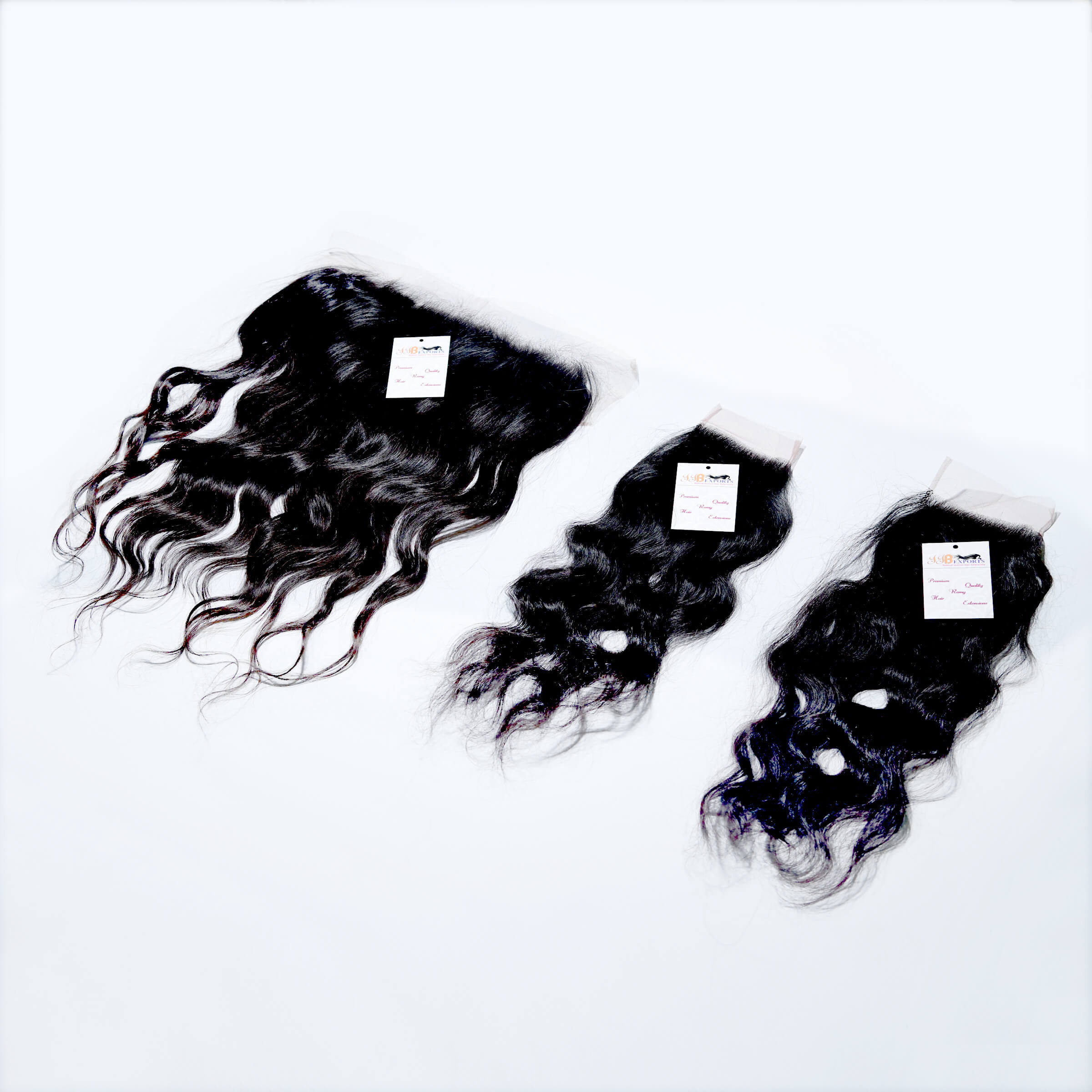 Wholesale Price Silky Straight Human Hair 13x4/13x5 Hd Transparent Frontal Lace Closures - Color: Natural Black