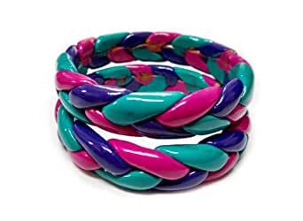Lac Bangles - Assorted Color, Attractive & Glossy Glass Kada Set for Daily Use