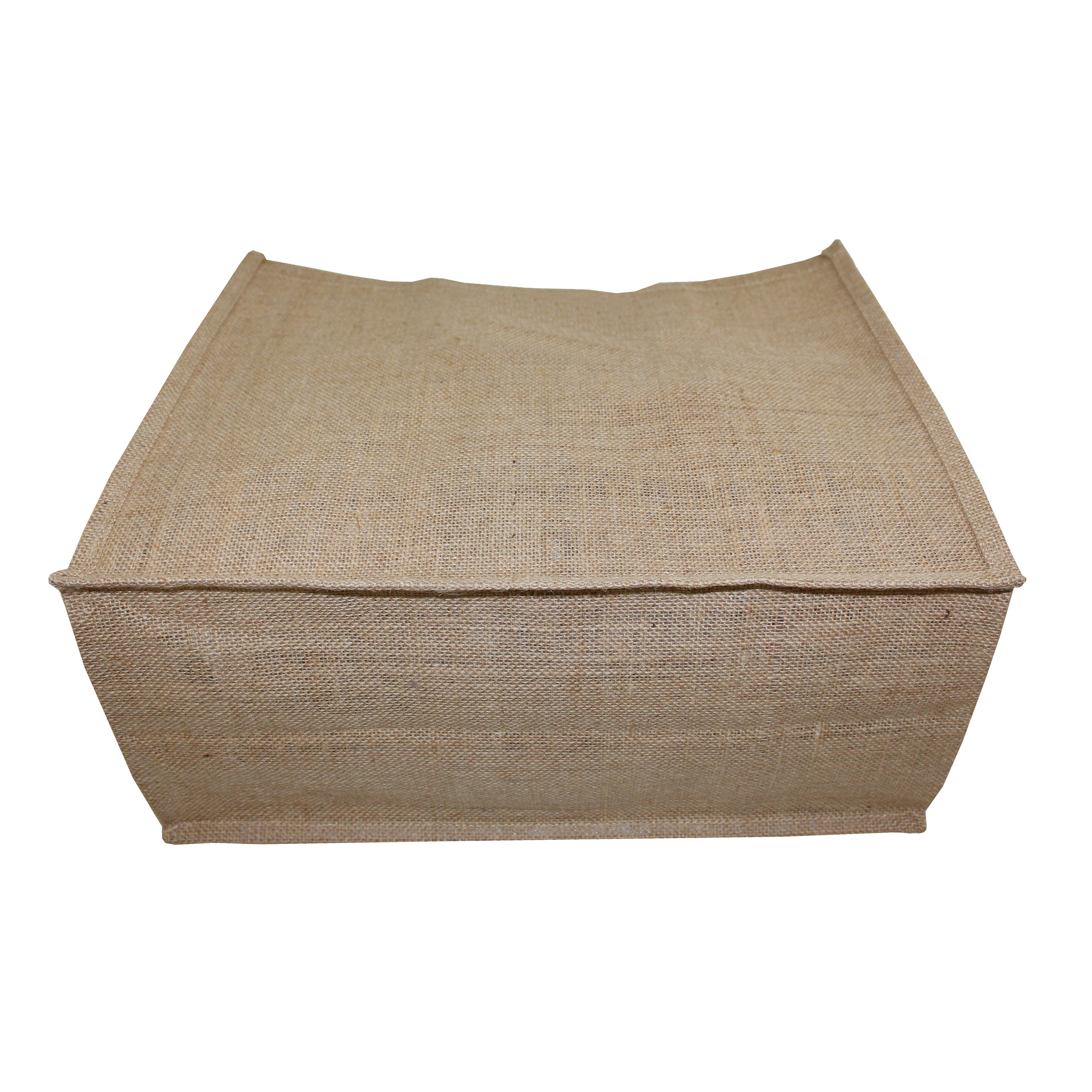 Pp Laminated Jute Shopping Bag - 36x43x18 Cm With Padded Rope Handle | Re-useable, Eco-friendly, Customized Color Options