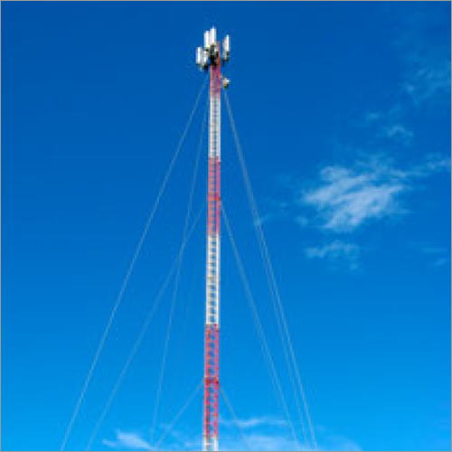 Hybrid Type Ground Base Tower - Mild Steel, Up To 80 Meters Height | Environmental Friendly, Easy Mounting & Removal, Ideal For Rural Communication Solutions