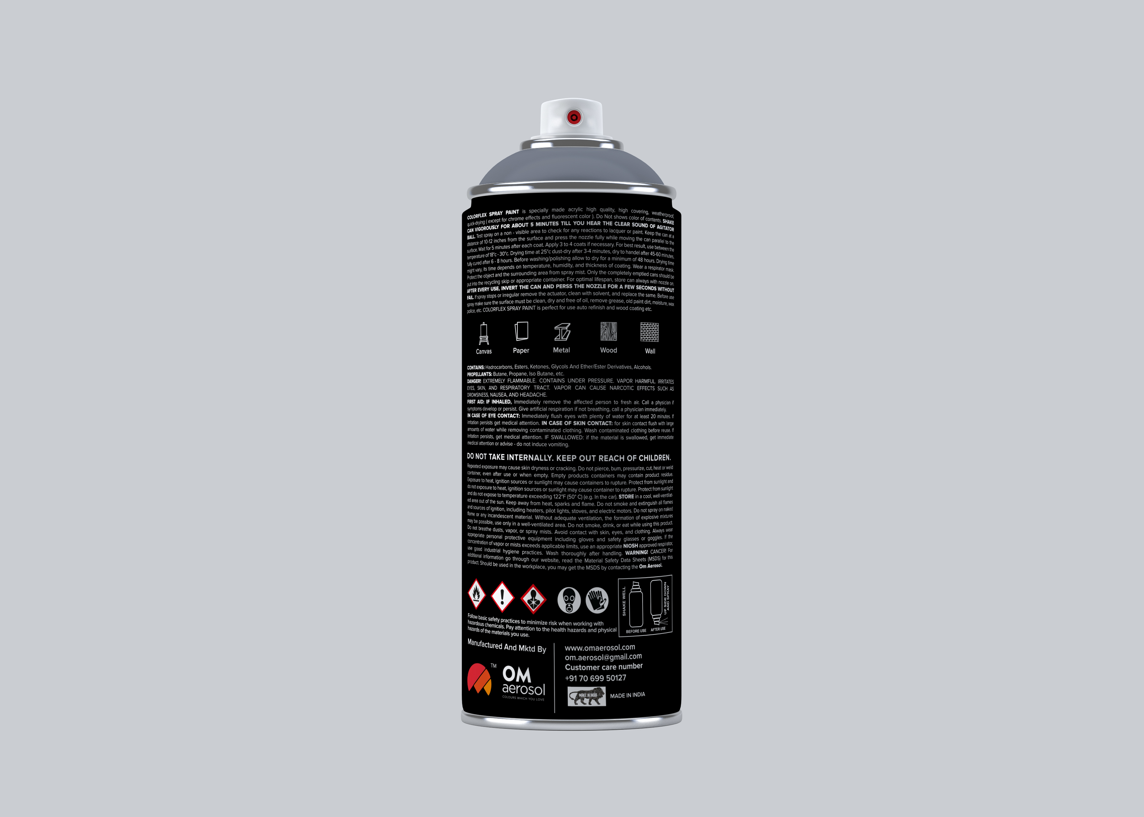 Colorflex D.a Grey Spray Paint