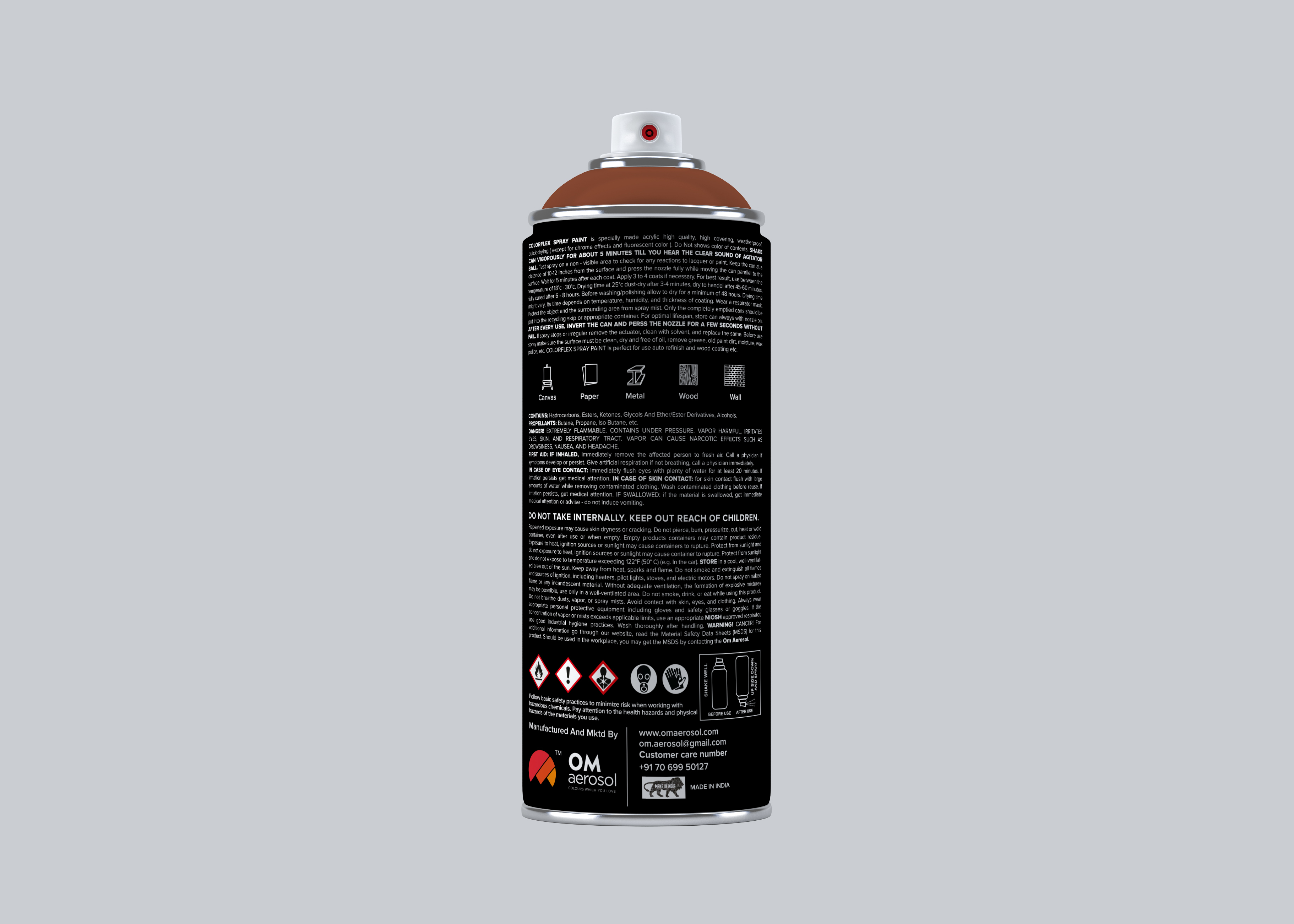 Colorflex Signal Brown Spray Paint