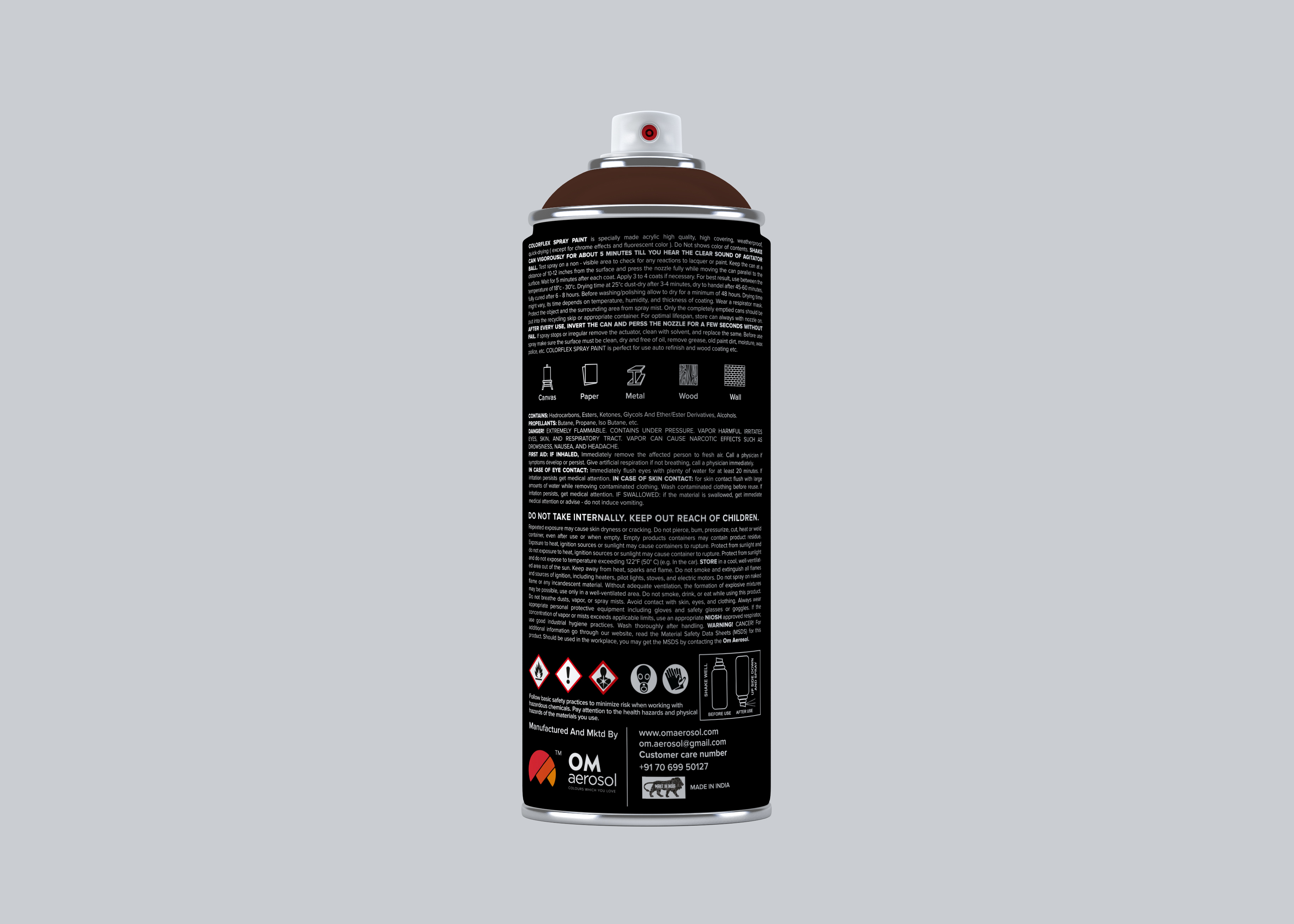 Colorflex Terra Brown Spray Paint