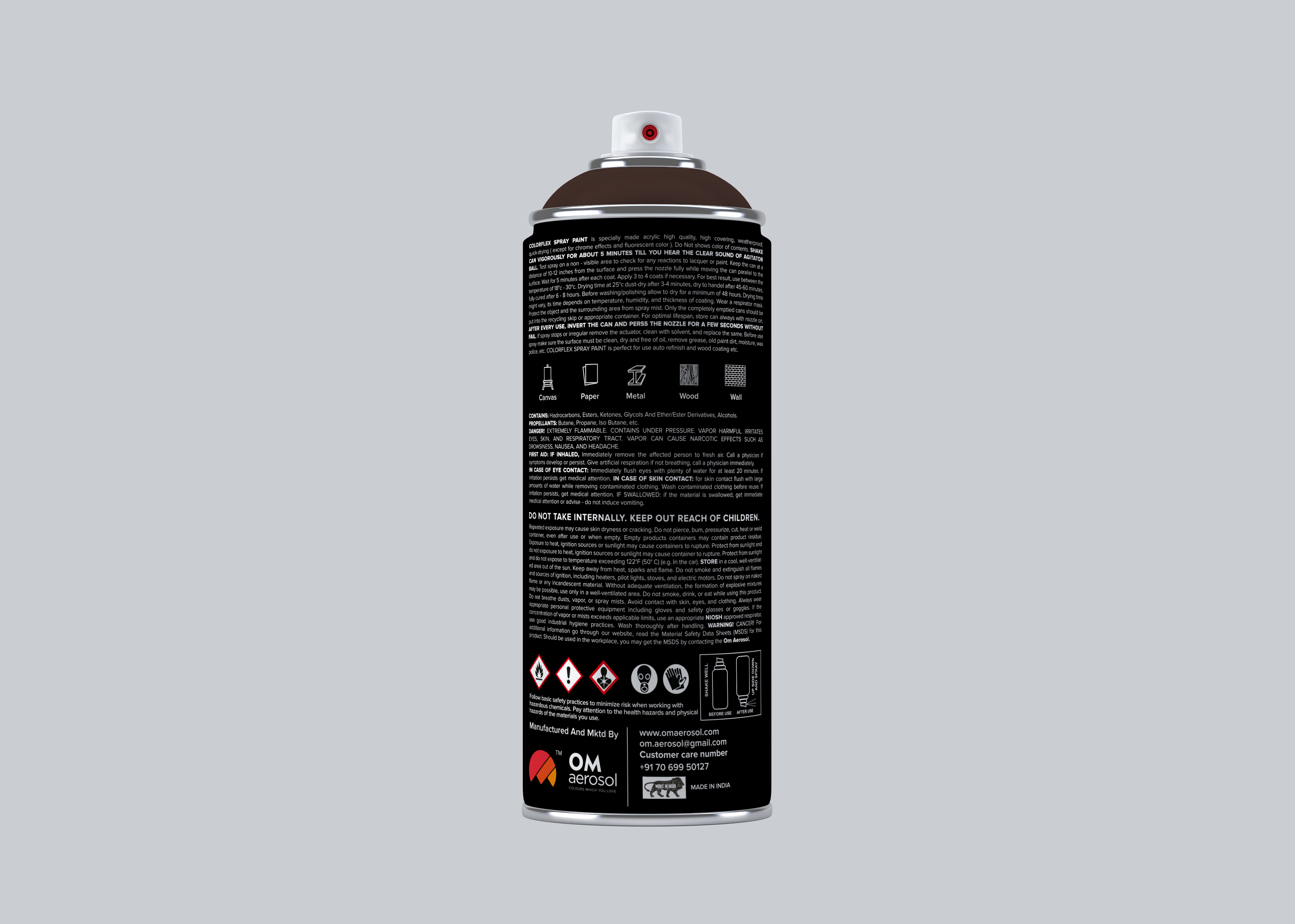 Colorflex Chocolate Brown Spray Paint