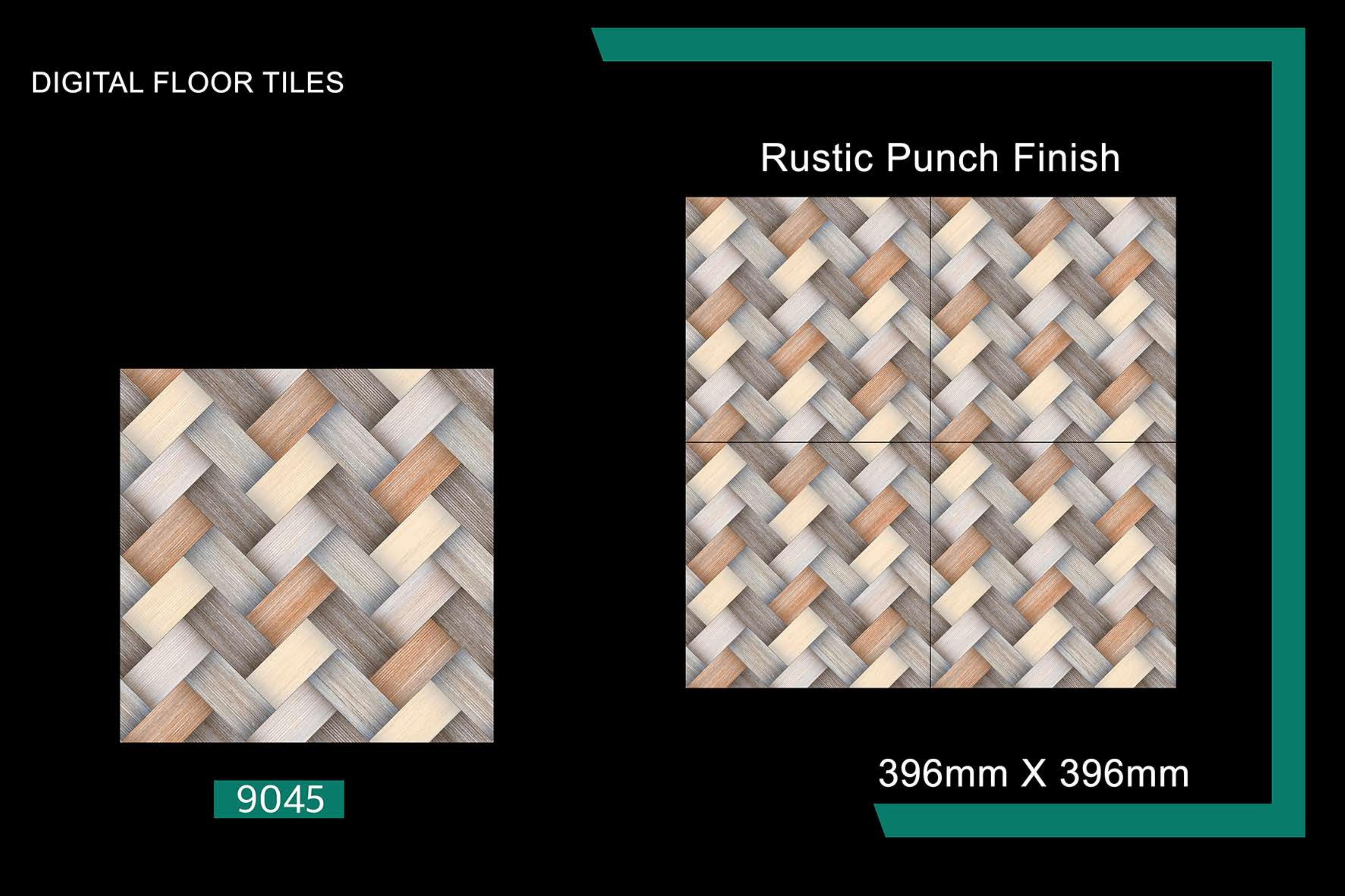 40x40 Vitrified Floor Tiles - Color: Multicolor