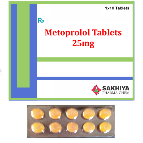 Metoprolol 25Mg Tablets General Medicines