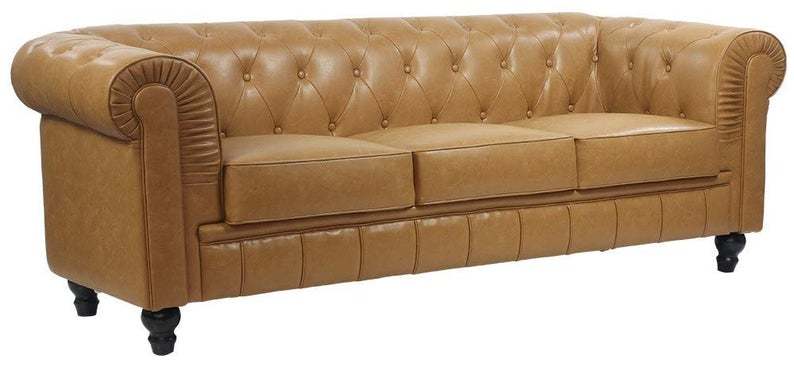 Three Seater Leather Sofa