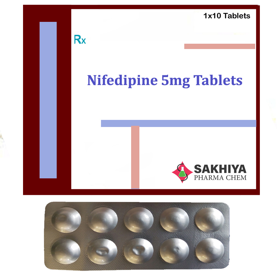 Nifedipine 5mg Tablets General Medicines