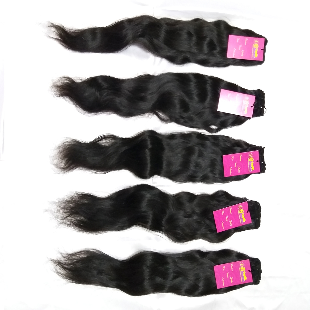 Natural Black Mink Raw Virgin Cuticle Aligned Hair Wholesale Indian Hair Bundles Vendor