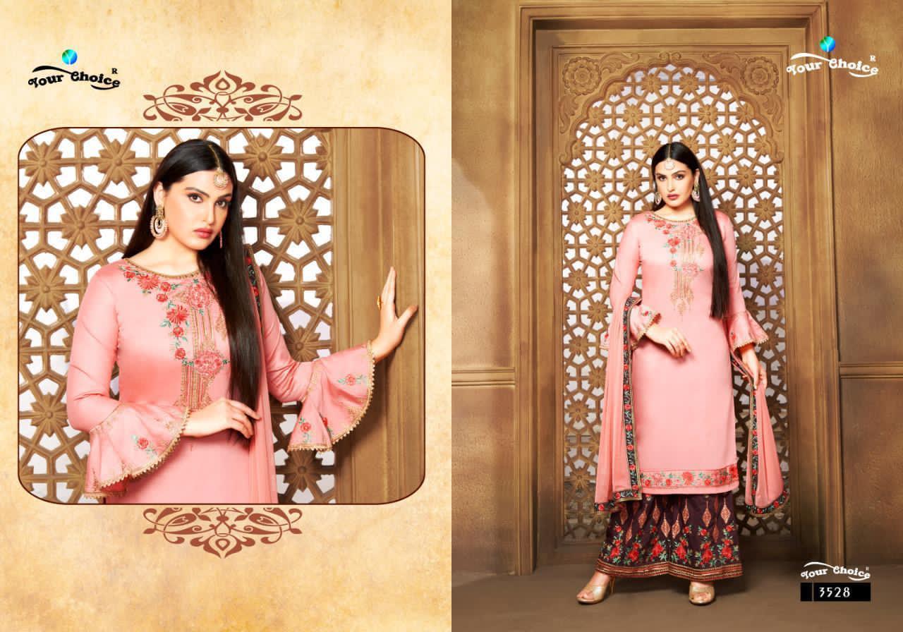 Multi Color Your Choice Cotton Sarara Jam Silk Sharara Style Salwar Suit Catalog