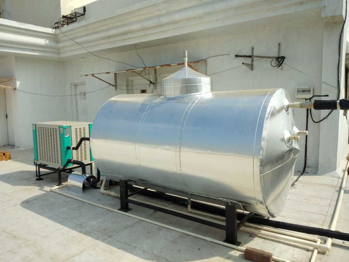 Air Source Water Heater - Stainless Steel, Customized Size | Electric Powered, Industrial Grade Water Pump