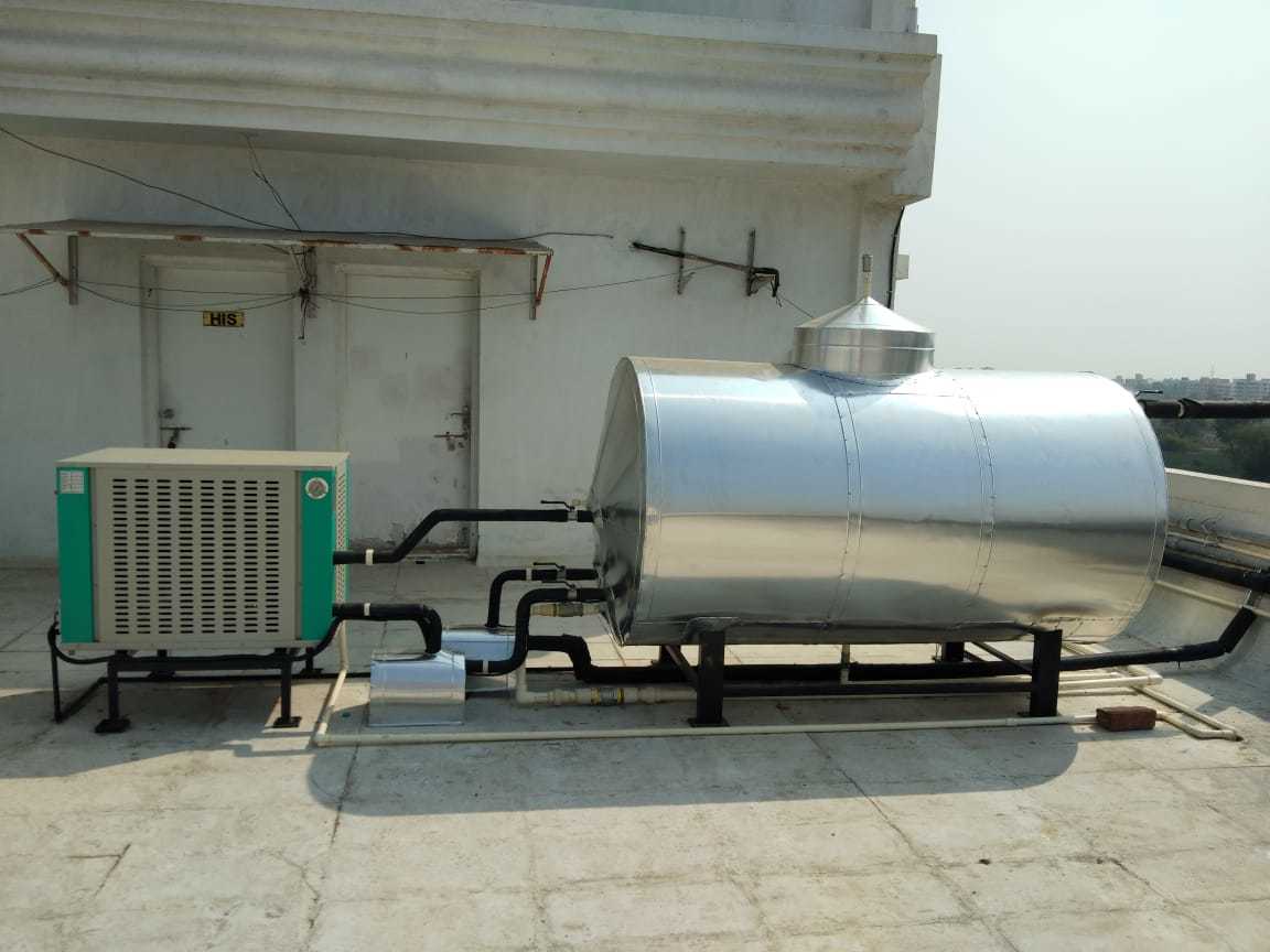 Air Source Water Heater - Stainless Steel, Customized Size | Electric Powered, Industrial Grade Water Pump