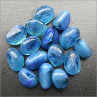 Small Blue Glass Stones