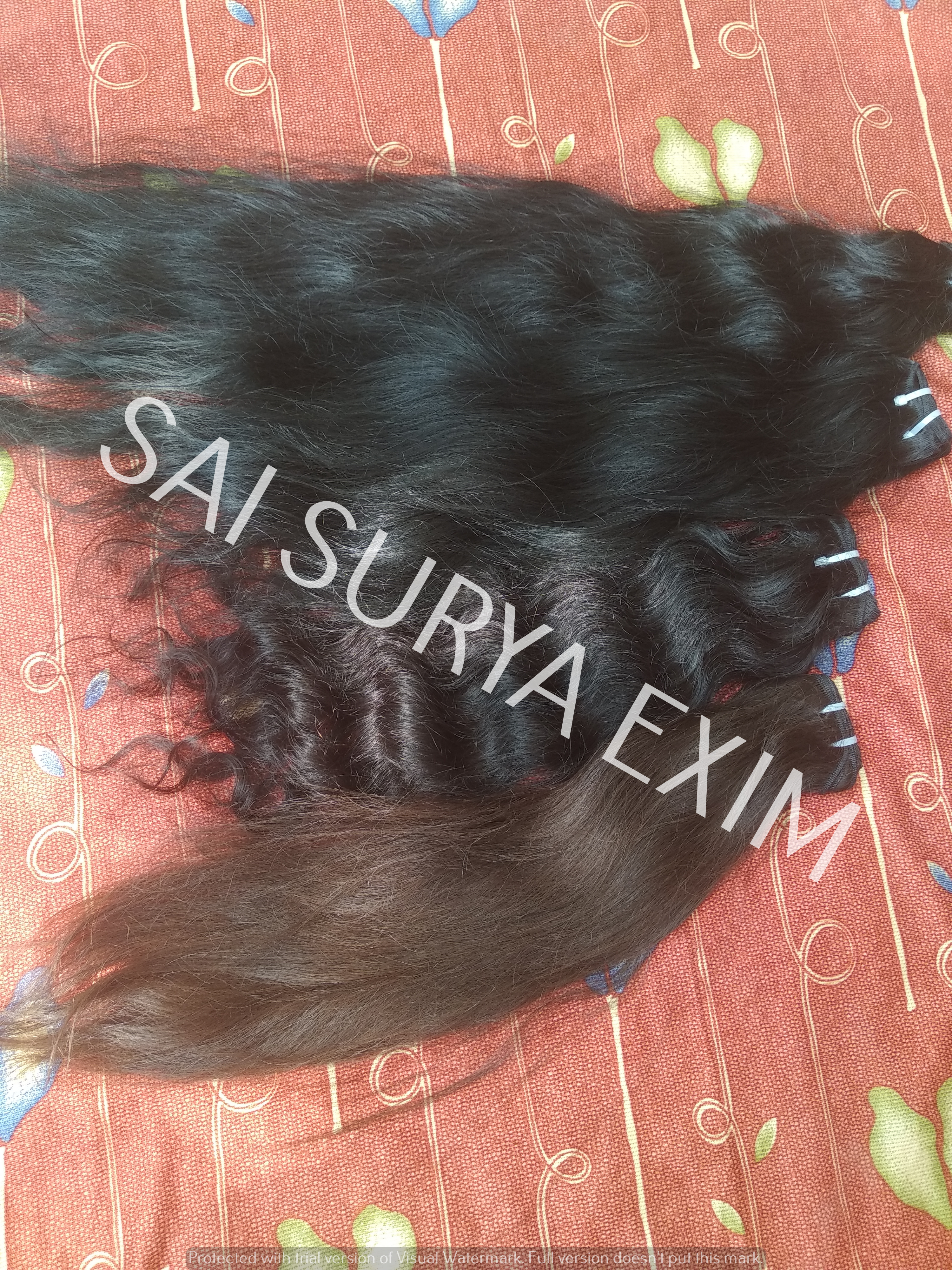 Natural Brown Indian Virgin Long Wavy Human Hair
