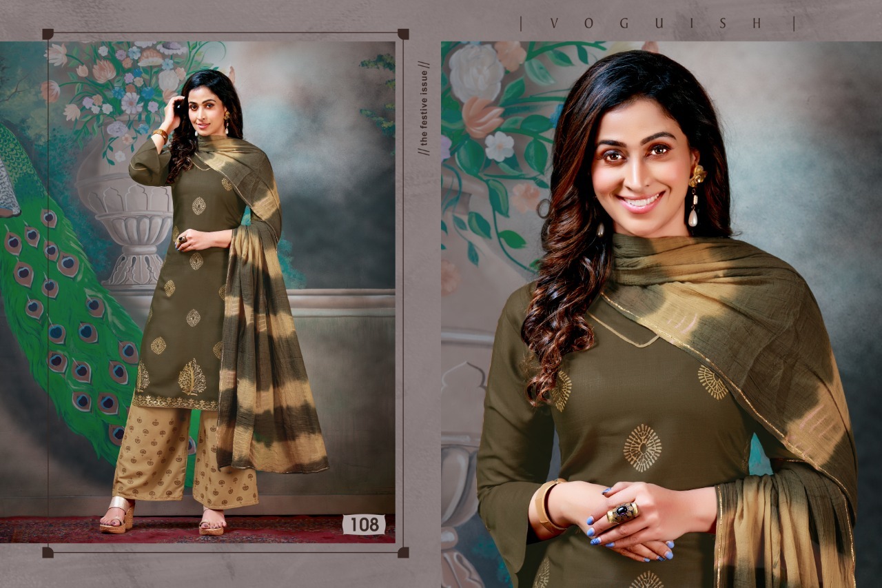 Dry Cleaning Khwaishh Rayon Slub 14 Kg Kurtis With Plazzo Dupatta