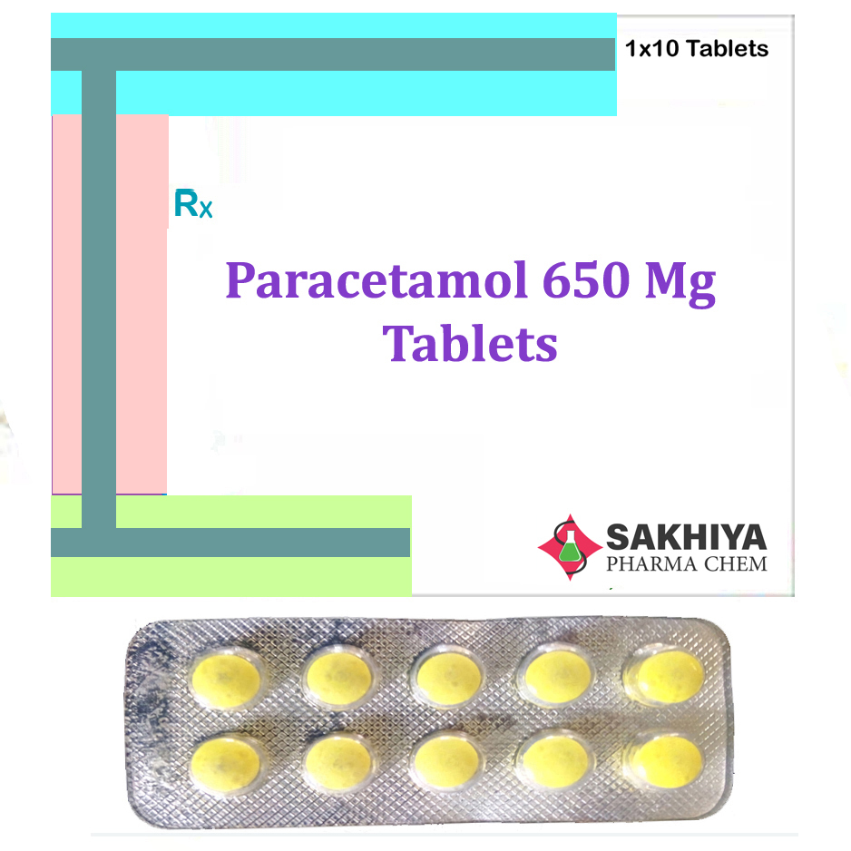 Paracetamol 650mg Tablets Generic Drugs