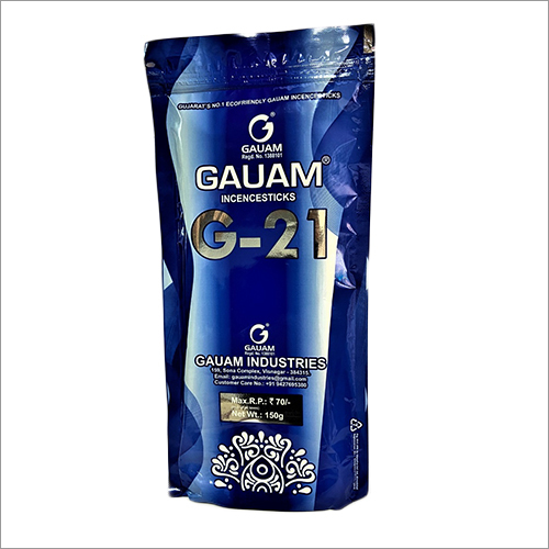 G-21 Incense Sticks - Bamboo 8-10 Inch | Eco-friendly Aromatic Hand-rolled With Organic Herbs Calming Aroma For Positivity