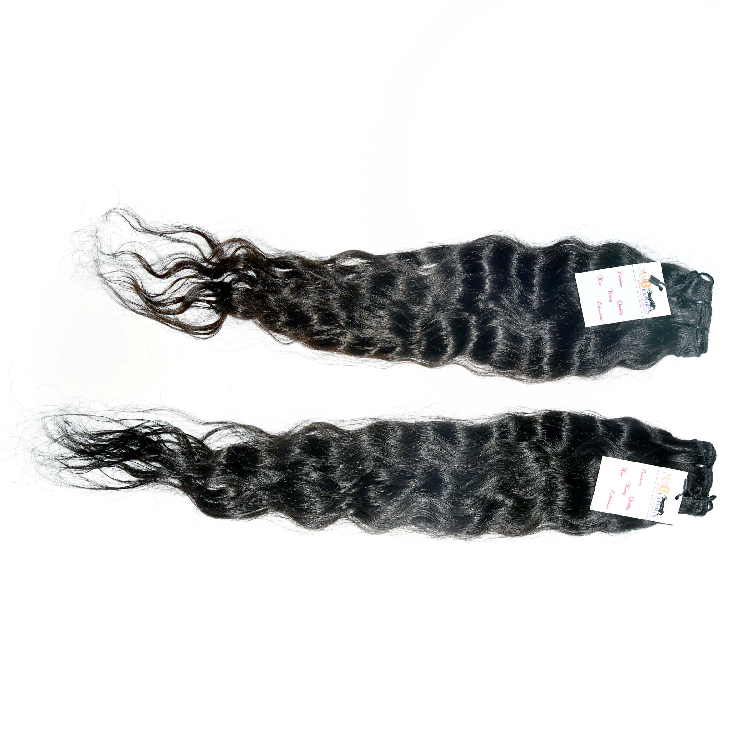 Peruvian Deep Wave Human Natural Color Weave Raw Cuticle Aligned Indian Virgin Hair Extensions Length: 10-32 Inch (In)