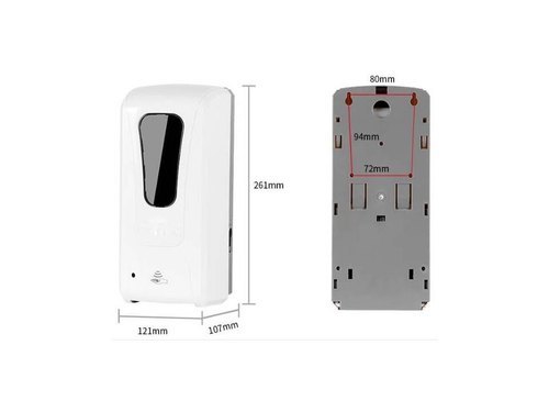 1l Automatic Hand Sanitizer Dispenser - Color: White