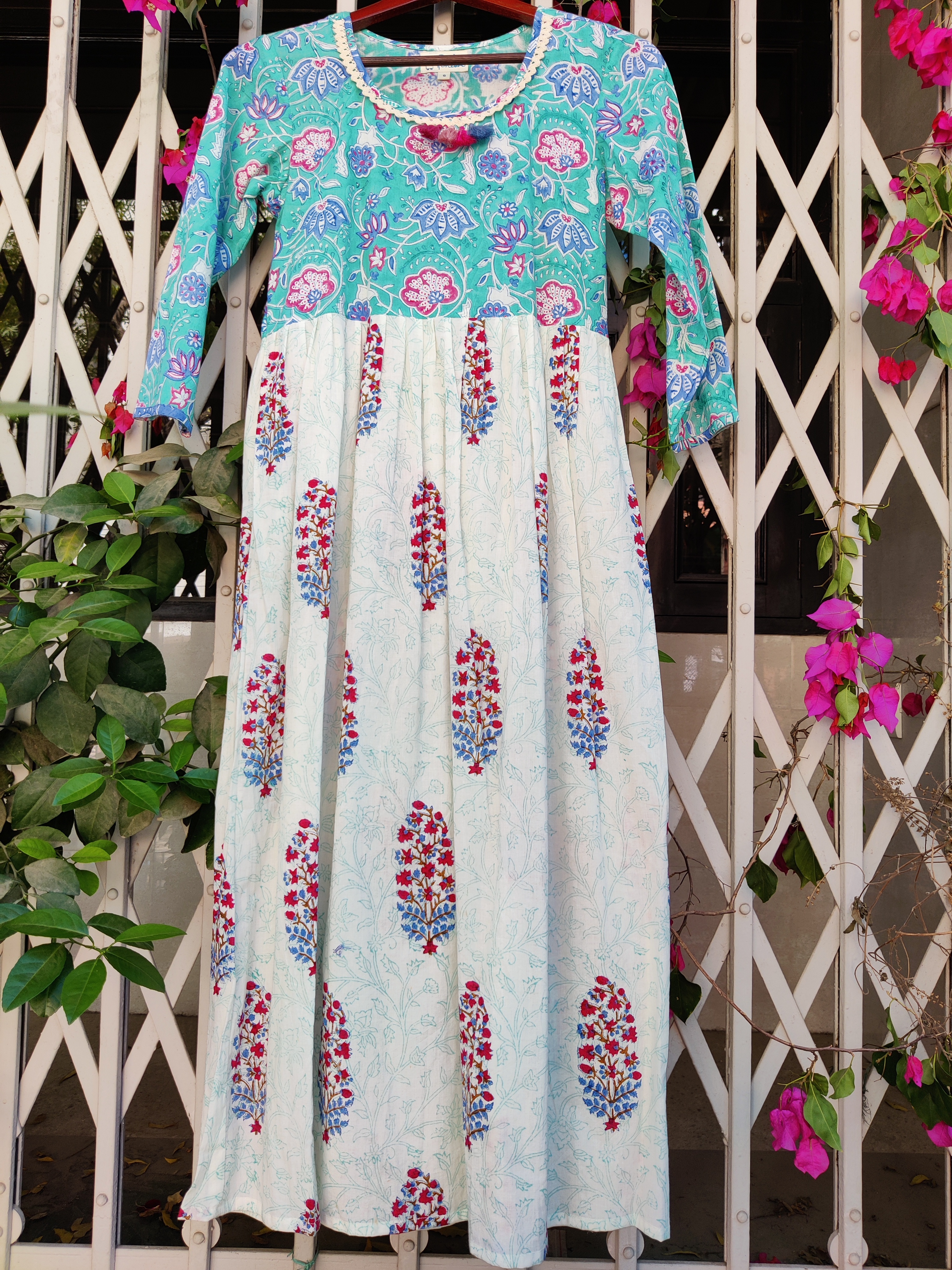 Washable Teal Kurta