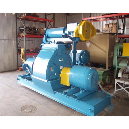 Hammer Mill Machine - Steel Material, 2 HP Motor Power, 220V-280V Voltage | Ganged Hammer Design, 100-5000 Kg/hr Capacity