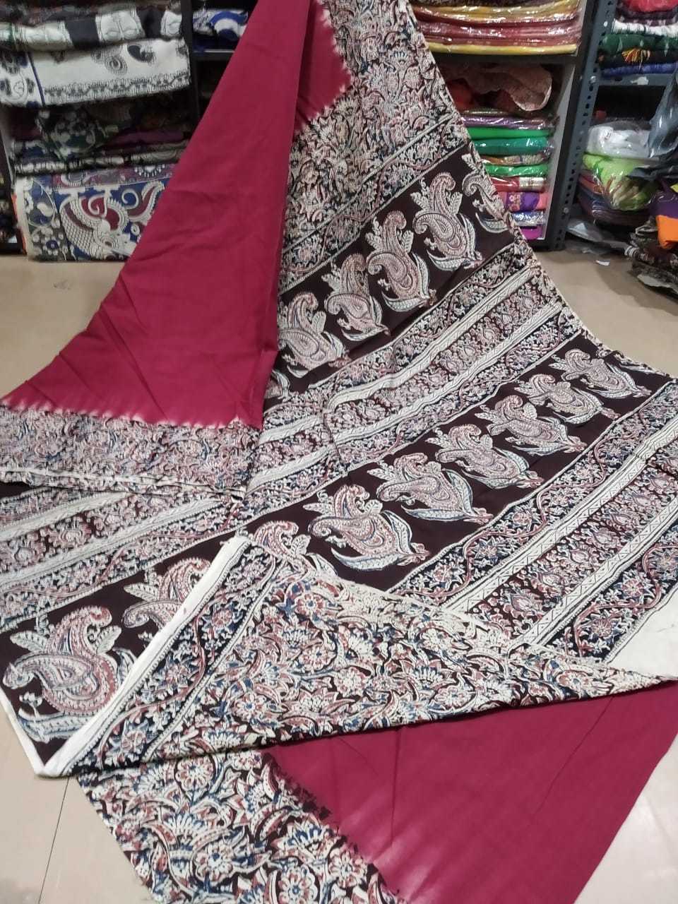 Cotton Ladies Kalamkari Saree