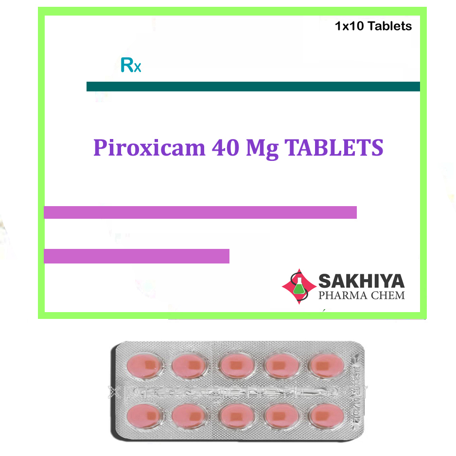 Piroxicam 40mg Tablets General Medicines