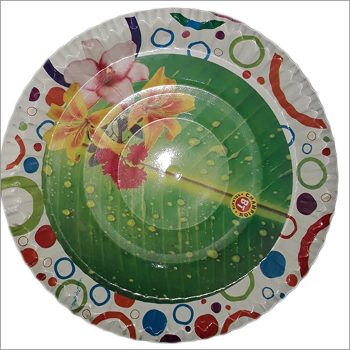 Multiple 180 Gsm Printed Paper Plate