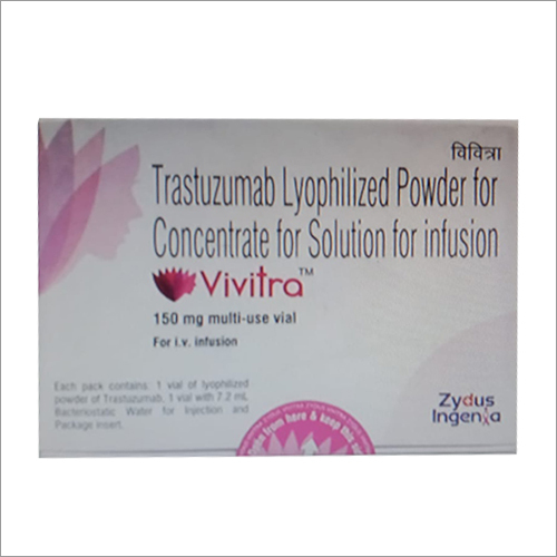 Trastuzumab - Lyophilized Powder For Infusion Preparation | Anti-Cancer Drug, Storage In Dry Place, As Per Doctor's Dosage Instructions