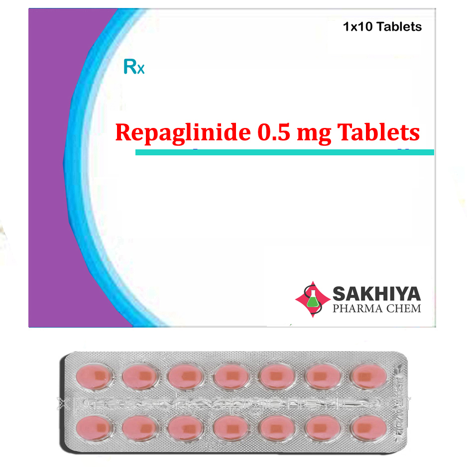 Repaglinide 0.5mg Tablets General Medicines