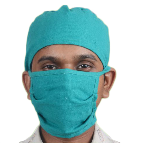 Ot Cap And Mask - Disposable | Non-recyclable, Non-sterilized, Waterproof-free