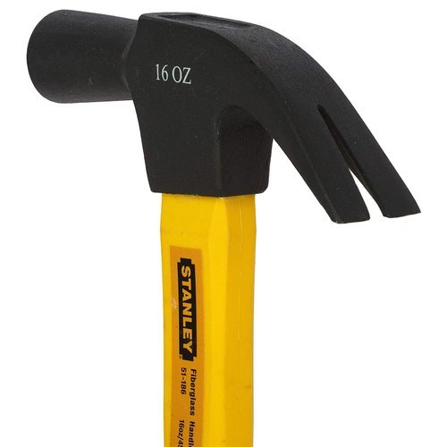 Black & Yellow Stanley Wood/ Fibre Glass Nail Hammer- 51-186