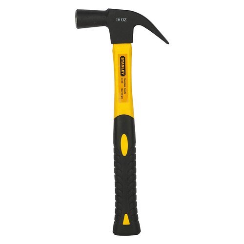 Black & Yellow Stanley Wood/ Fibre Glass Nail Hammer- 51-186