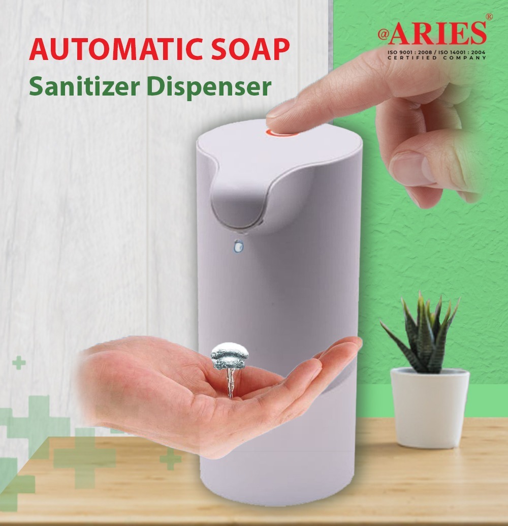 White Automatic Soap Dispenser