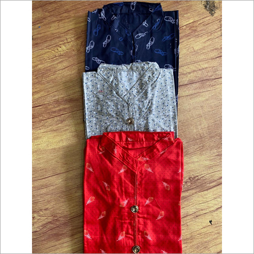 Washable Ladies Printed Collar Kurti