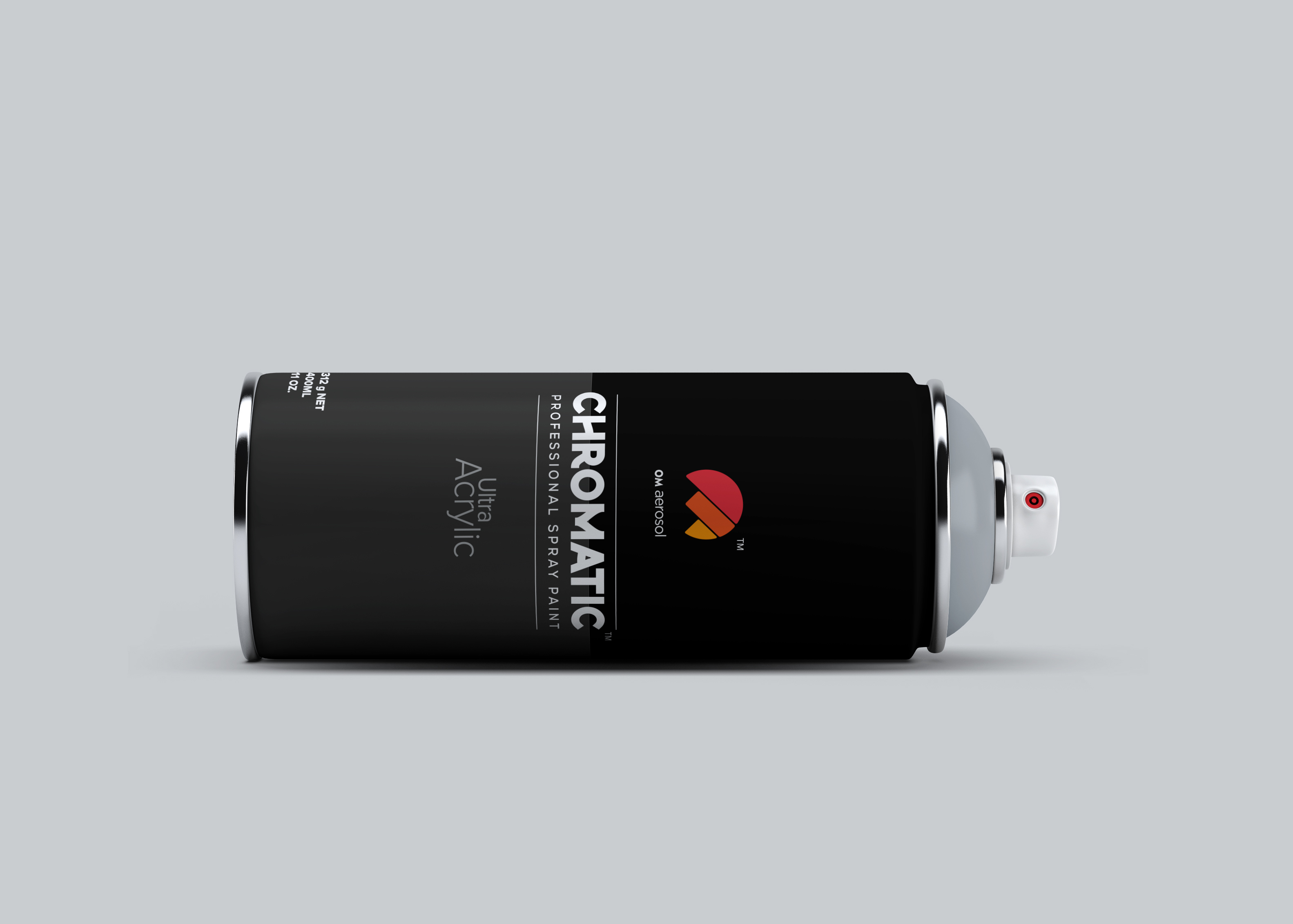 Chromatic Aquirrel Grey - Aerosol Can 10x5 Inches Grey, Fast Drying Durable Finish