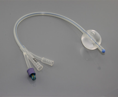 Silicone Foley Catheter - 100% Medical Grade Silicone, Transparent Color, Disposable & Waterproof, Sterilized with Cuff | Latex-Free, Ideal for Urinary Retention & Surgical Care