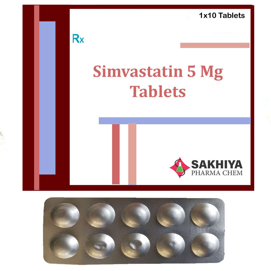 Simvastatin Tablets - 5mg Dosage 30 Tablets Per Box | Recommended For Dyslipidemia Suitable For All Store At Room Temperature