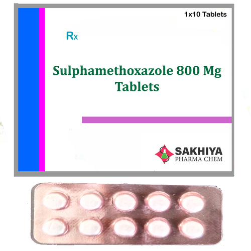Sulphamethoxazole - 800mg Tablets | Anti-Bacterial Treatment for Bacterial Infections, Recommended Dosage 3 Tablets/Day, General Medicine, Suitable for All