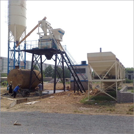 Hopper Lift Concrete Batching Plant