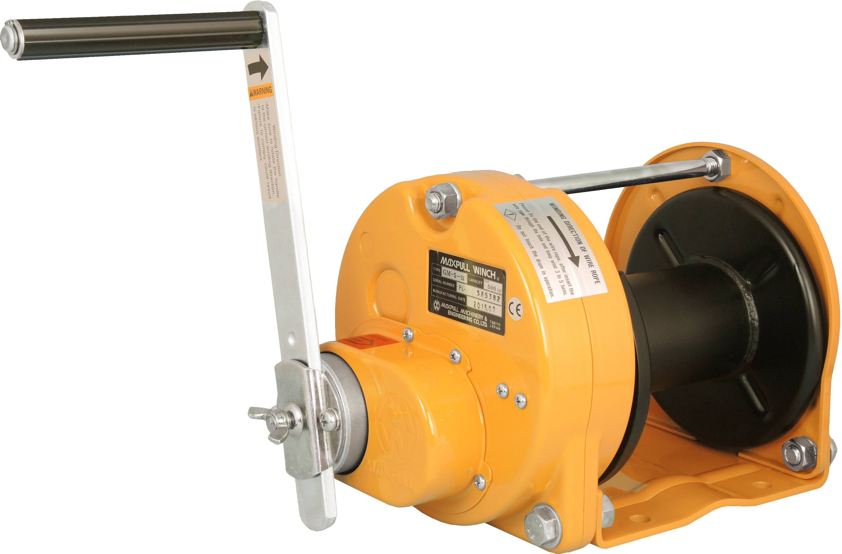 Steel Rotating Hand Winches Model Gm Type-si