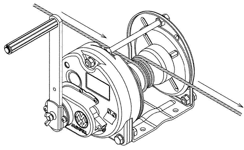 Steel Capstan Hand Winches Model Mc