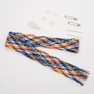 30 Colors Button And Craft Sewing Thread Kit Size: 6.69 X 2.52 X 0.55 Inches