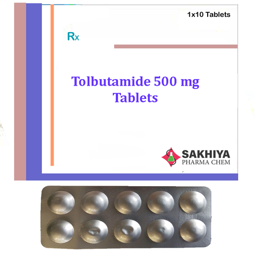 Tolbutamide 500Mg Tablets General Medicines