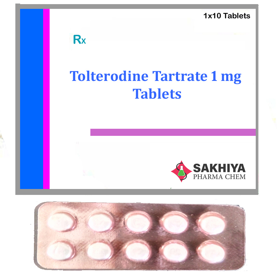 Tolterodine Tartrate 1mg Tablets General Medicines