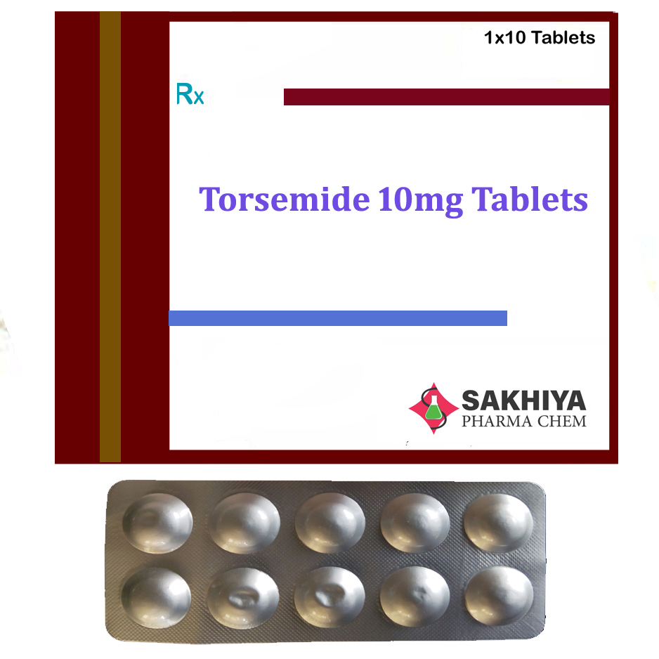 Torsemide - 10mg Tablets | High Blood Pressure And Fluid Retention Treatment, Suitable For All, Recommended For Heart Failure And Diabetic Kidney Disease