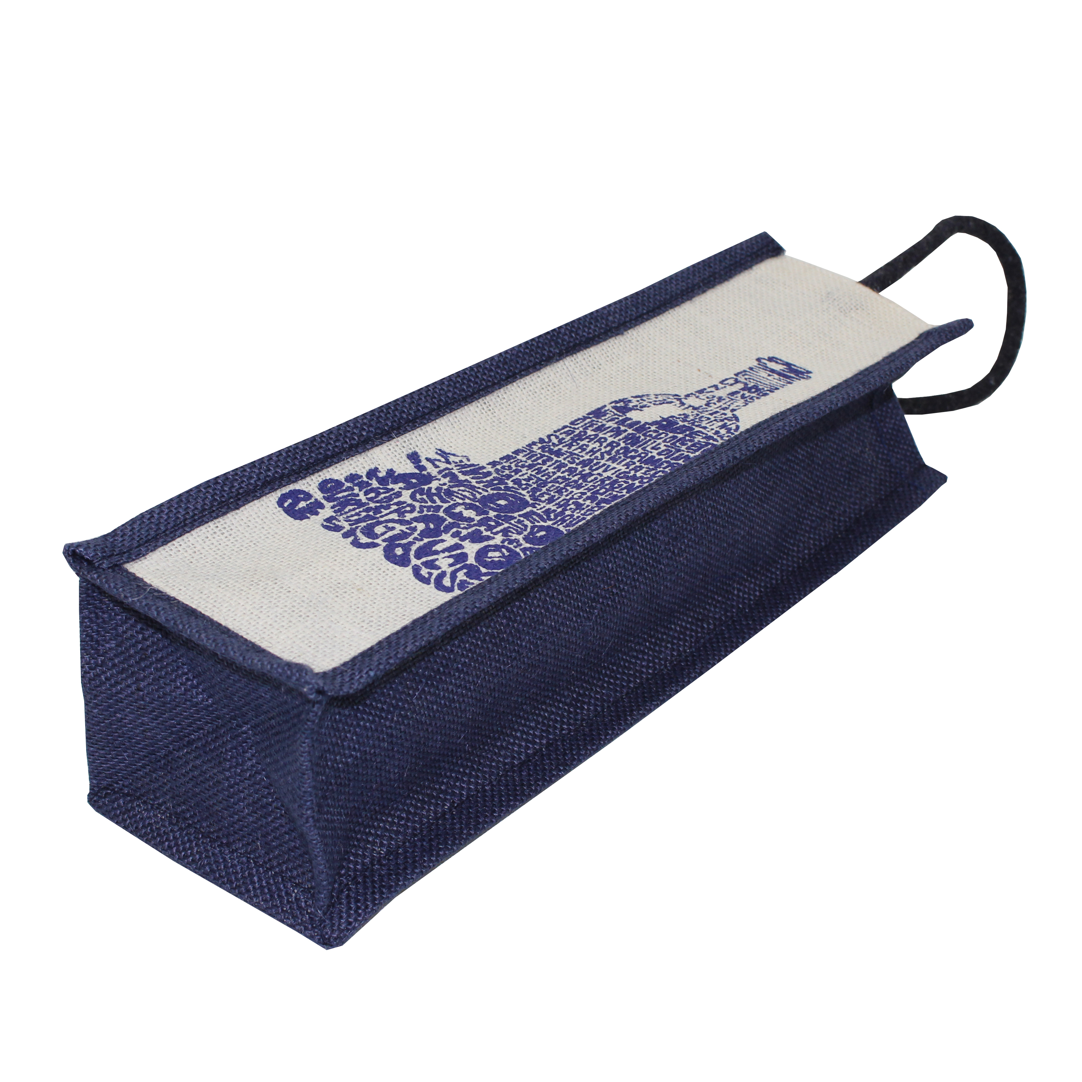 Customized Bottle Print Jute Bag