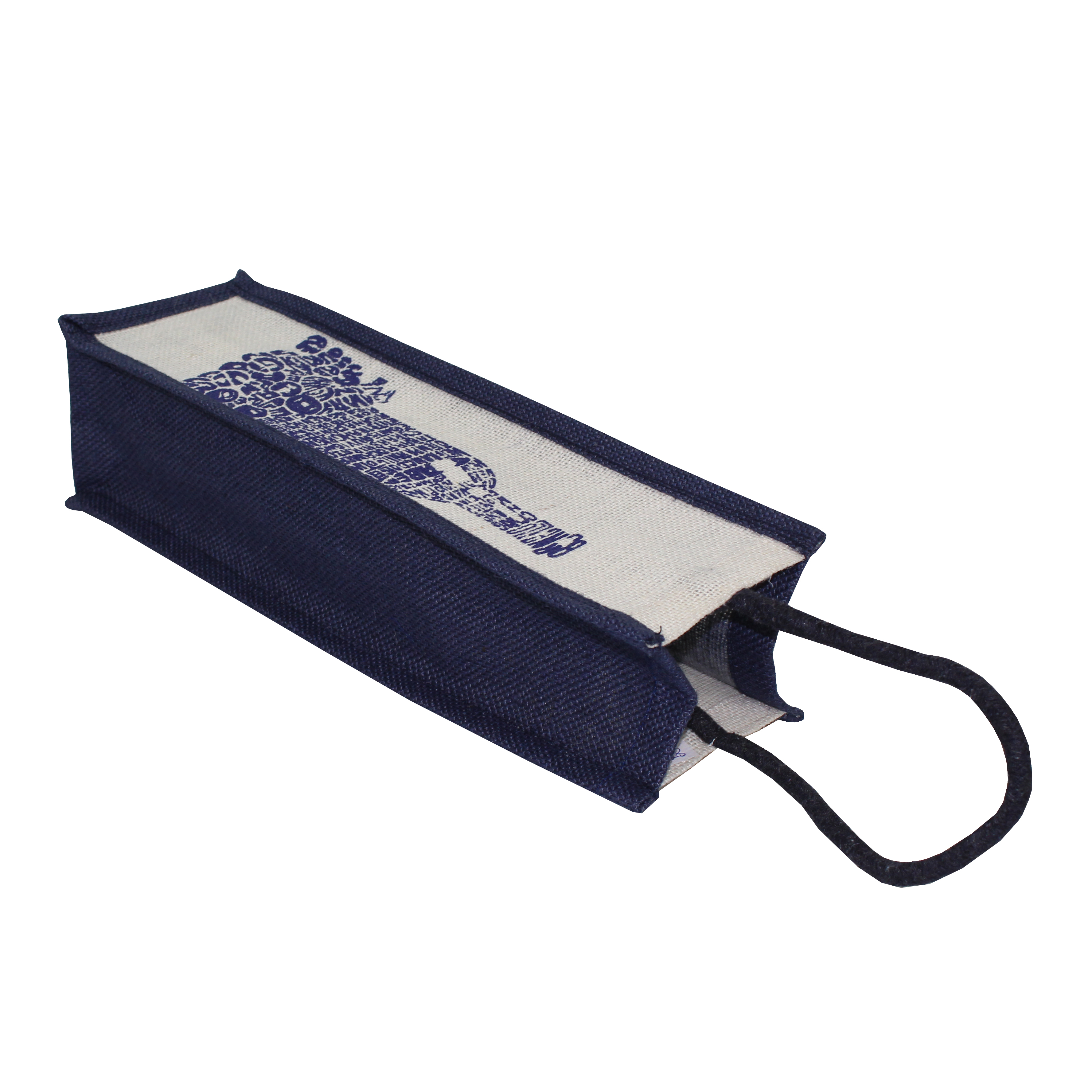 Customized Bottle Print Jute Bag