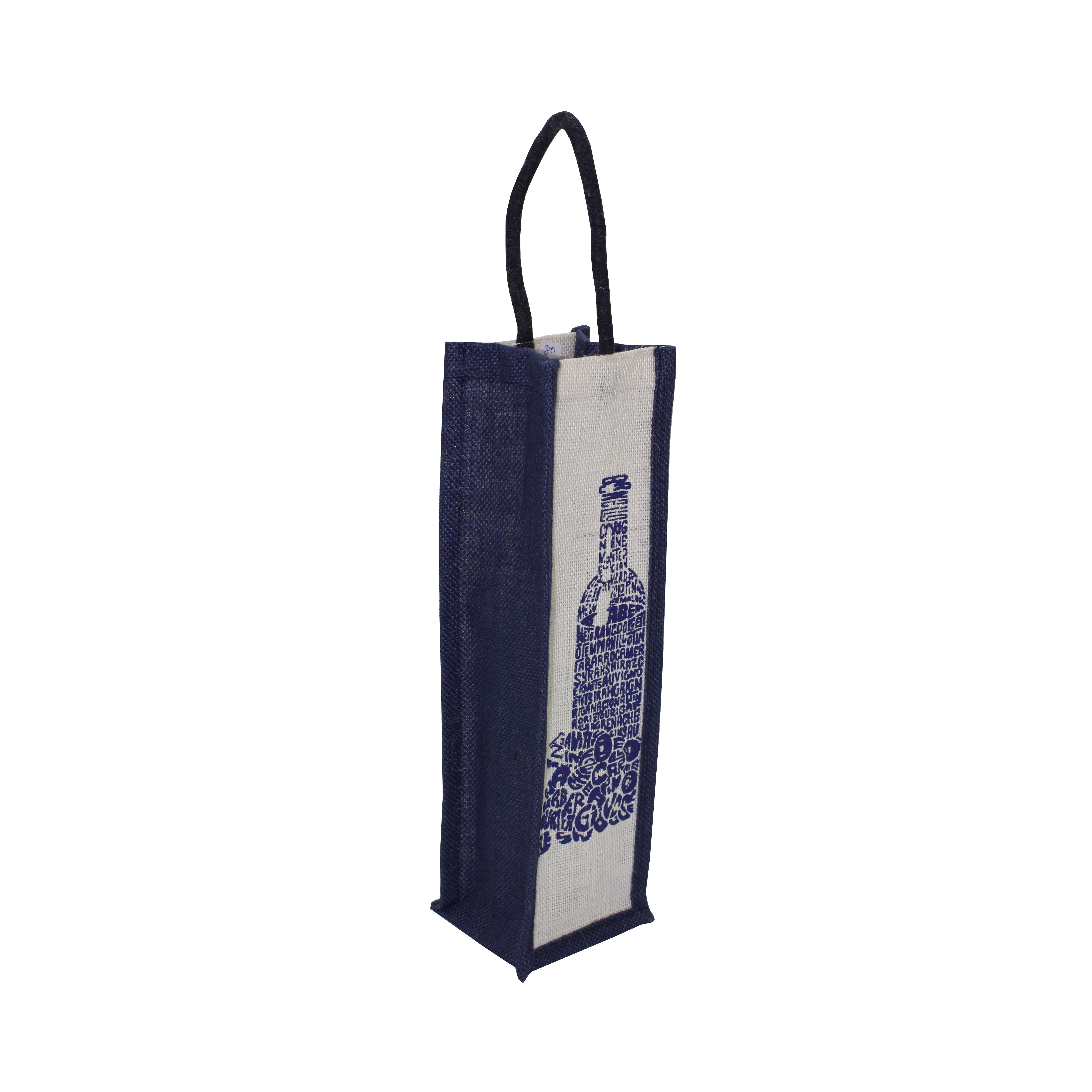 Customized Bottle Print Jute Bag
