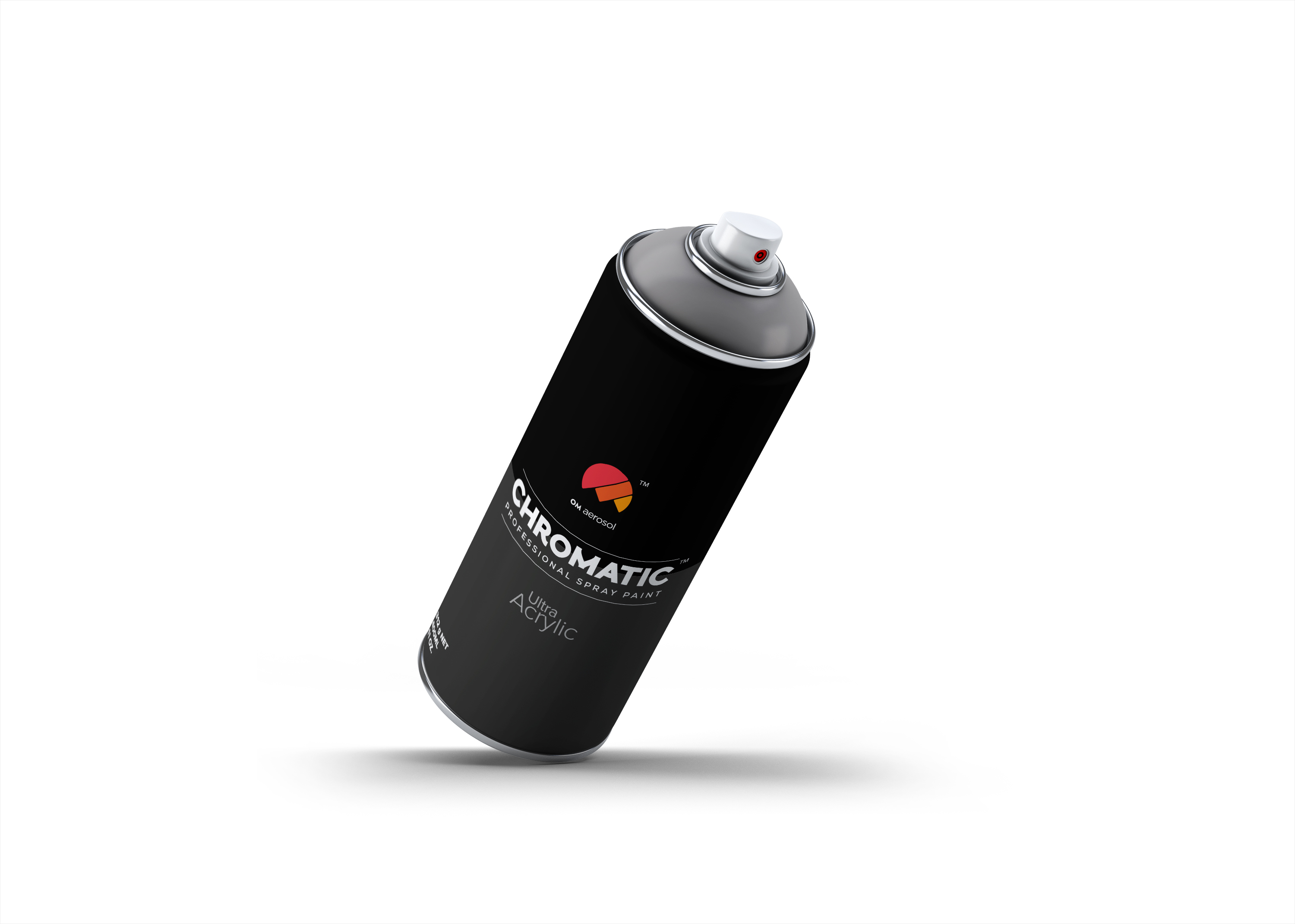 Chromatic Platinum Grey - Steel Can 17x5 Cm, 400ml | Glossy, Matt, Semi-gloss Finish, Fast Drying, Ultra-acrylic Resin, Eco-friendly